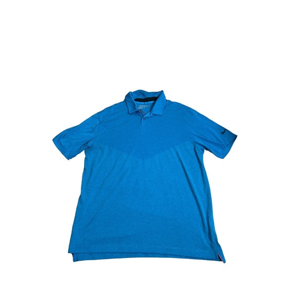 Nike Golf Tour Performance Drifit Polo lot of 2 Shirt Mens Blue & Pink L - Picture 6 of 10